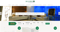 Desktop Screenshot of hotelaccord.in
